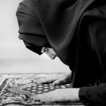 Woman is doing Istikhara pray.