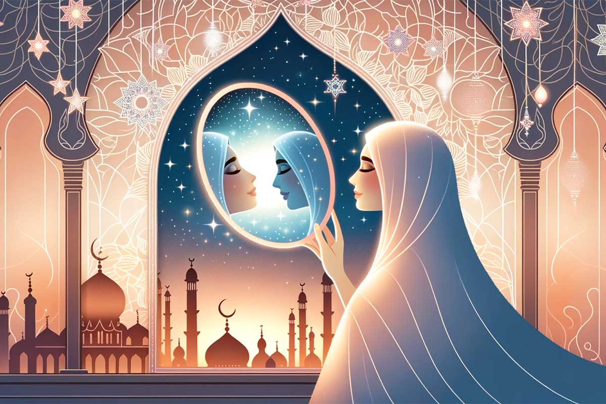Dreaming Face in Mirror in Islam
