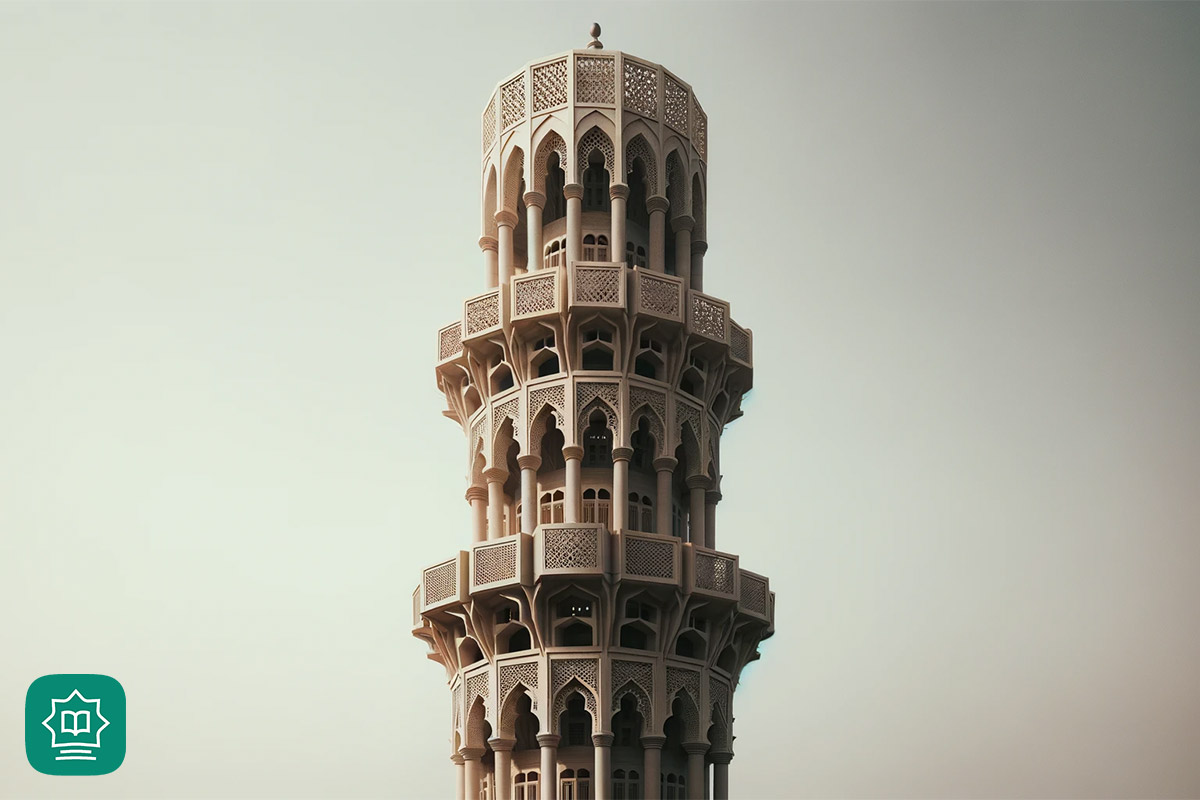 Islamic wind tower.