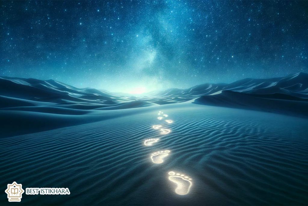 Dream Interpretation of Mysterious Footsteps Behind Me in Islam