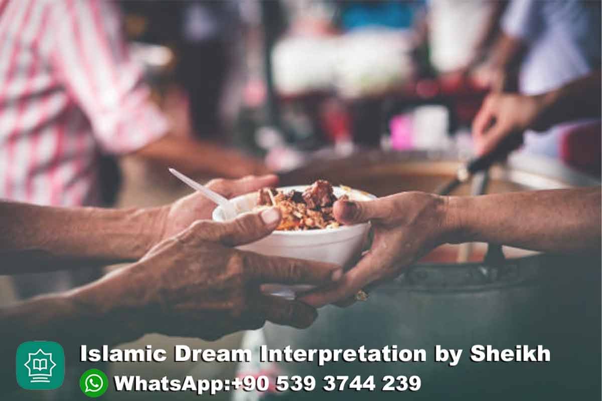 Dead Person Giving Food in Dream Islam