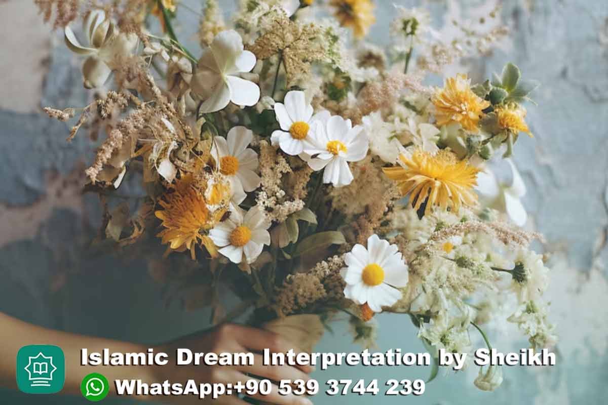 giving flowers in dream