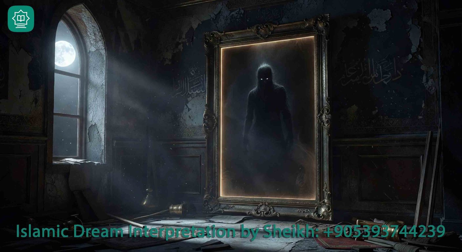 What Does a Haunted Portrait Symbolize in Islamic Dream Interpretation?