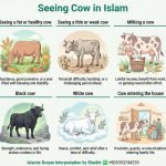 Seeing Cow in Islamic Dream InfoGraphics