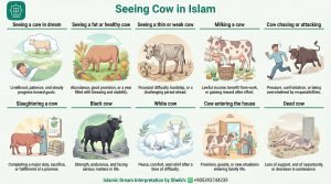 Seeing Cow in Islamic Dream InfoGraphics