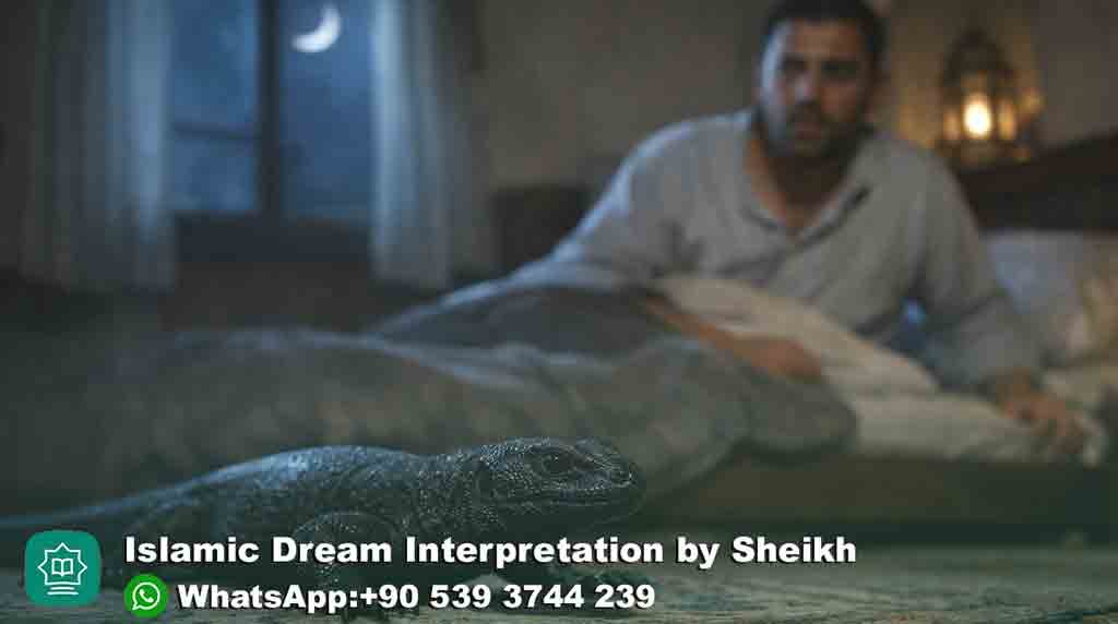 Seeing Black Lizard in Dream Islam