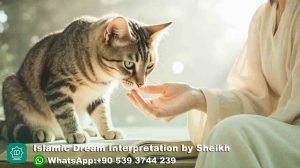 playing with cat in dream islam