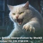 seeing white cat attacking in dream islam