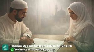 signing nikah papers in dream islam