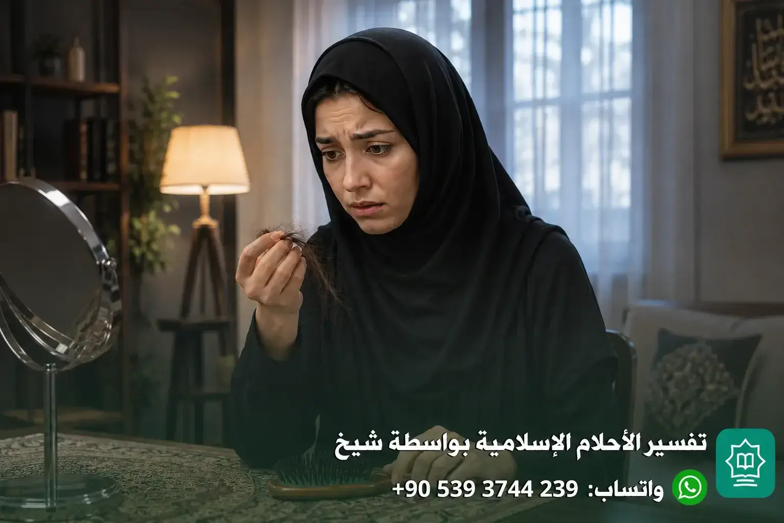 تفسير حلم تساقط الشعر عند لمسه