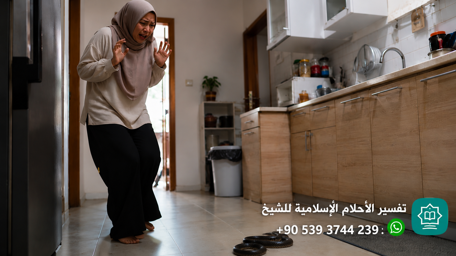تفسير حلم الثعبان في البيت والخوف منها