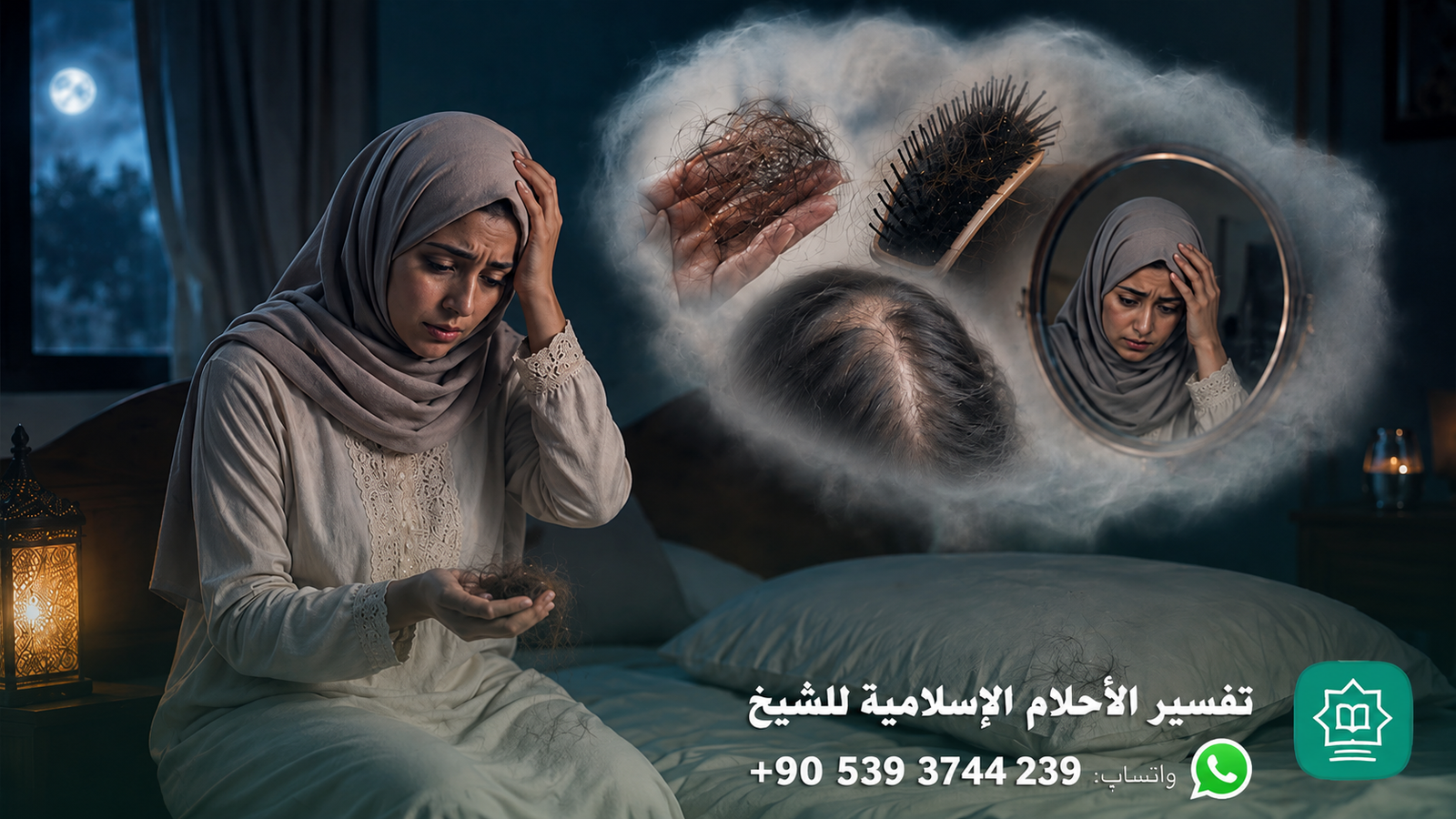 تفسير حلم تساقط الشعر