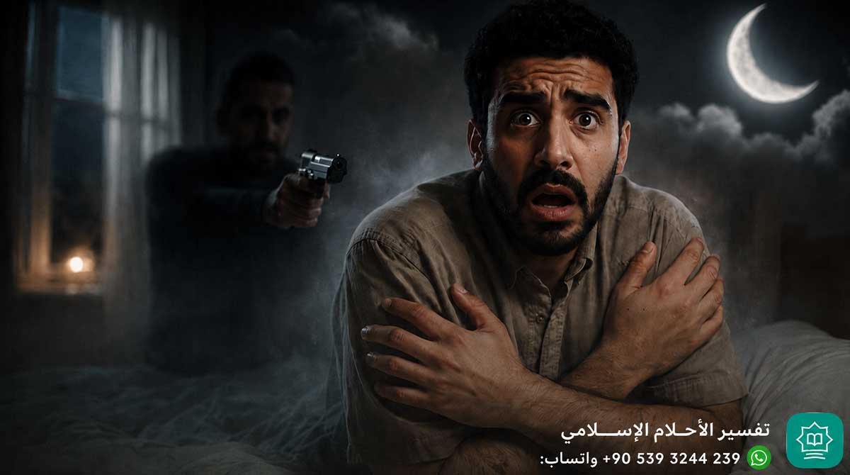 تفسير حلم شخص يطلق النار على واصابني