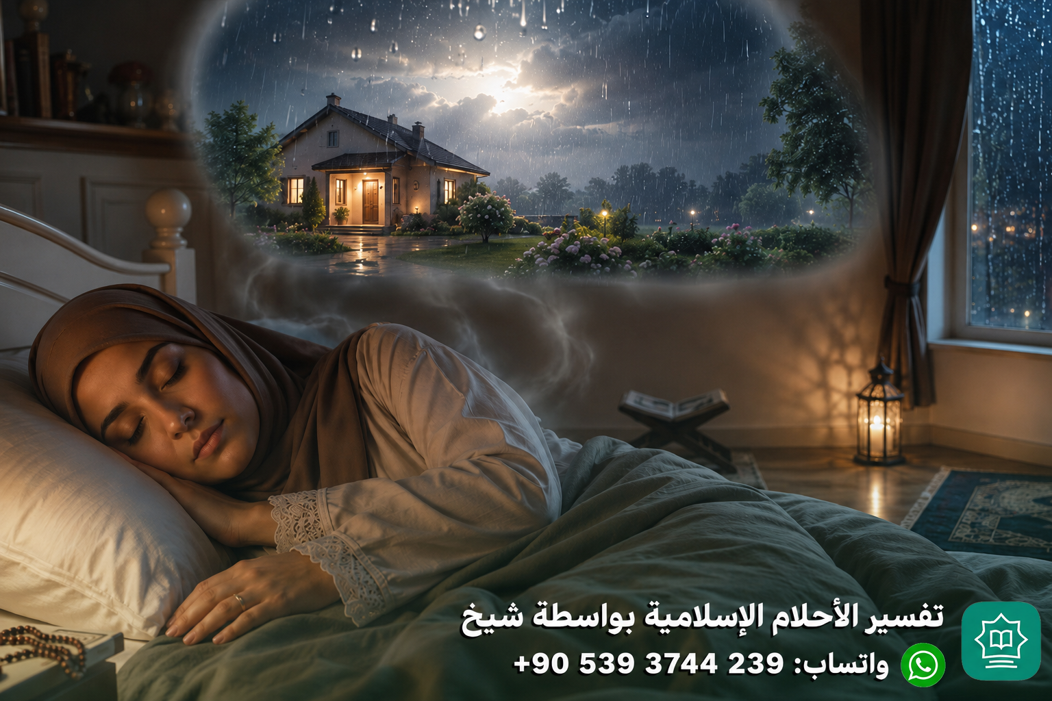 تفسير حلم نزول المطر للمتزوجة
