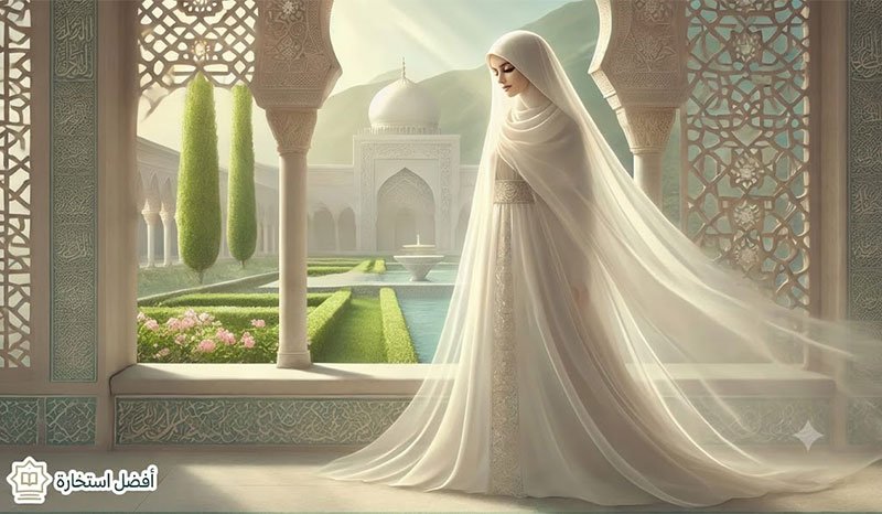Wearing White Dress