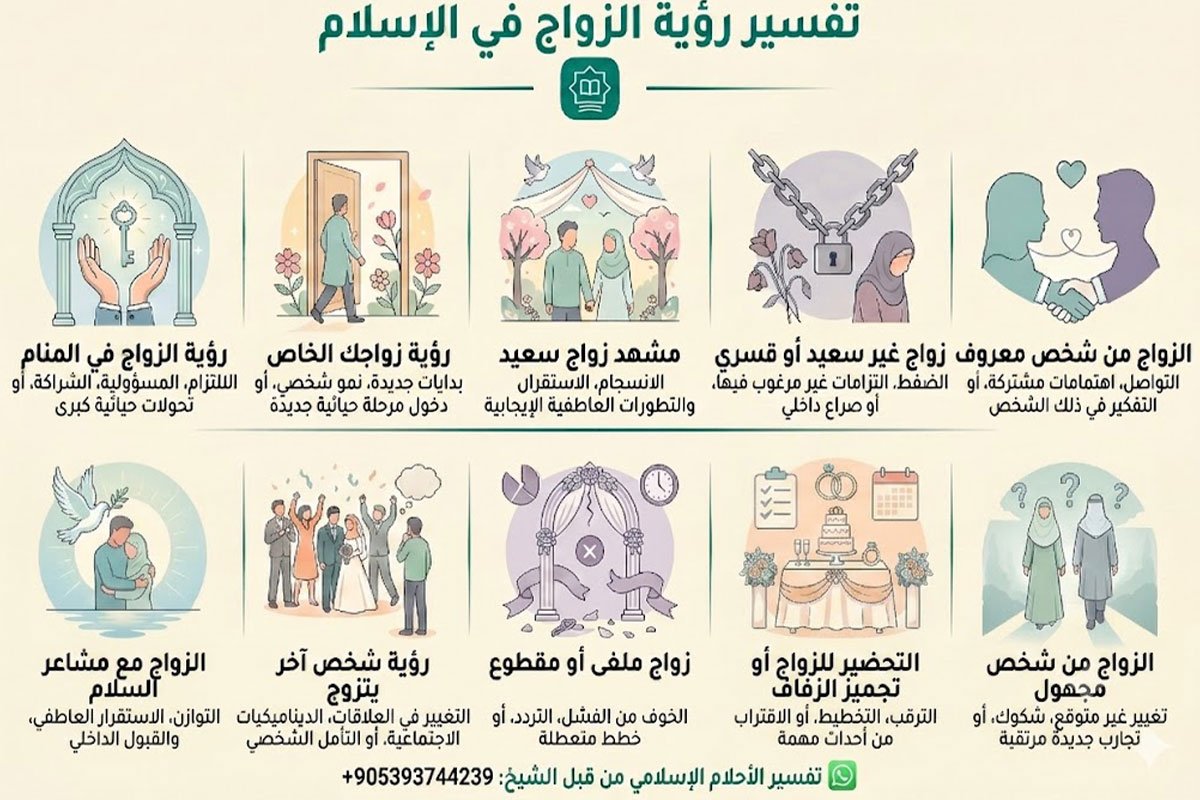 تفسير حلم الزواج في المنام طبقاً للتفسير الإسلامي